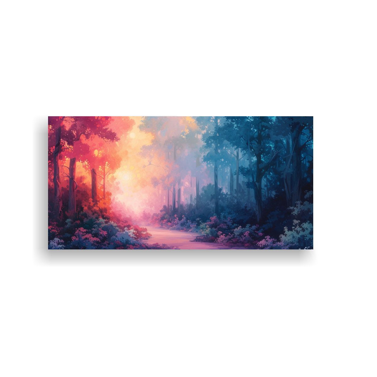 GENERICO - Cuadro Tela Movimiento Duradero Abstracto 20578 120x60 Cm