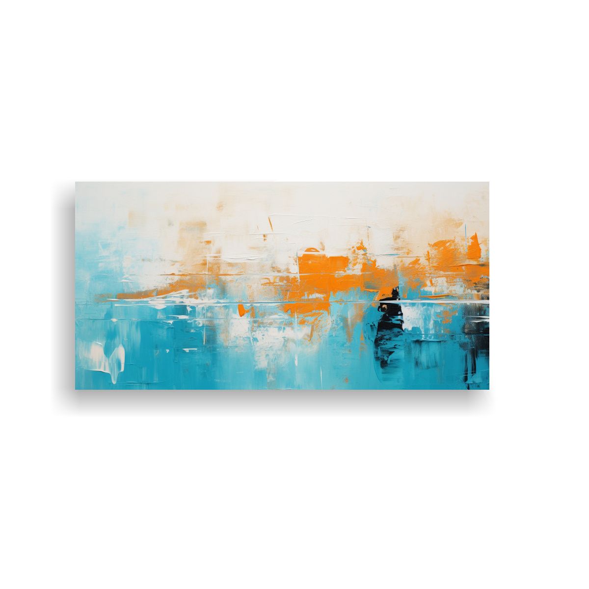 GENERICO - Pinturas De Decoración En Lienzo Abstracto 120x60 Cm