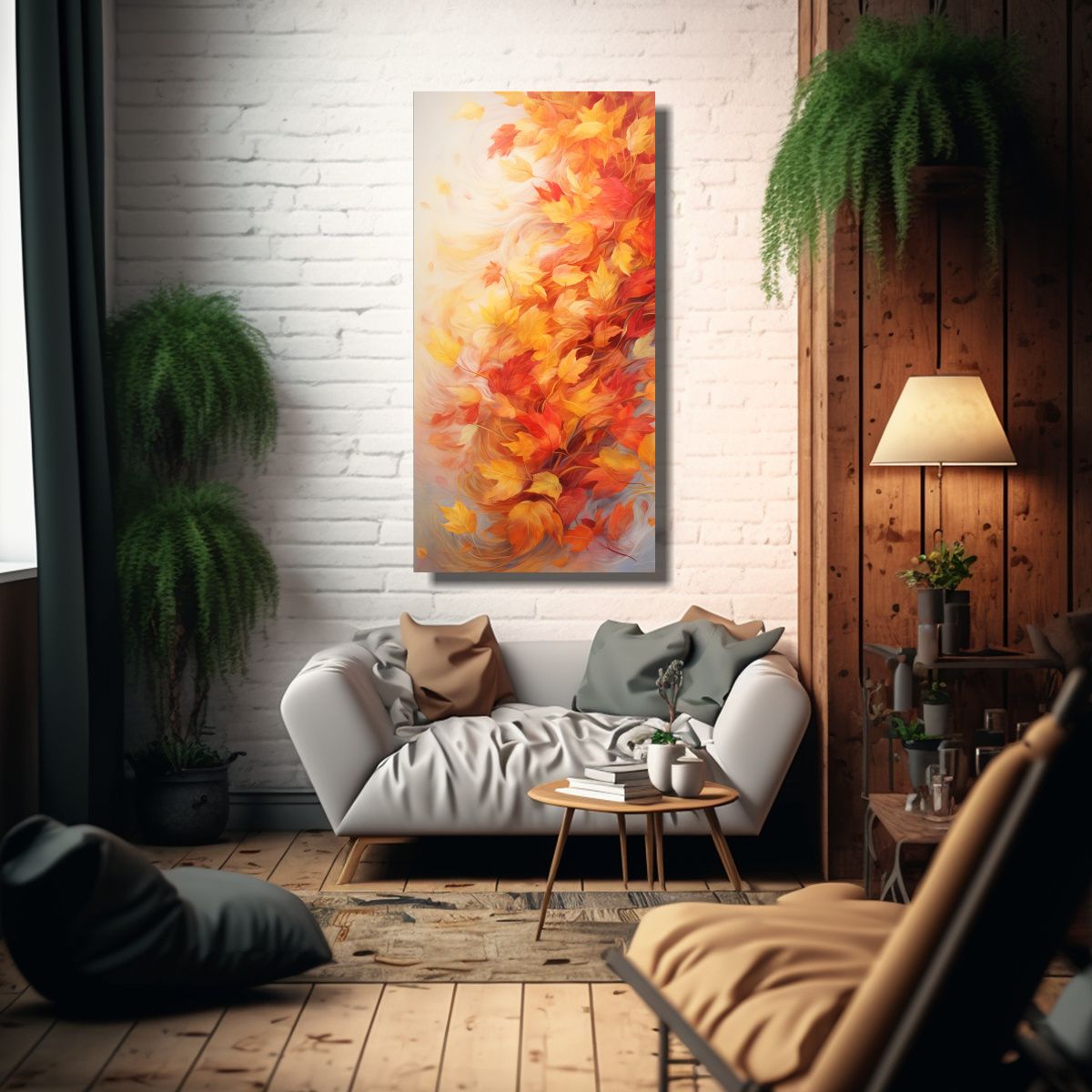 GENERICO - Pinturas Decorativas De Canva Danza Abstracta 70x140 Cm