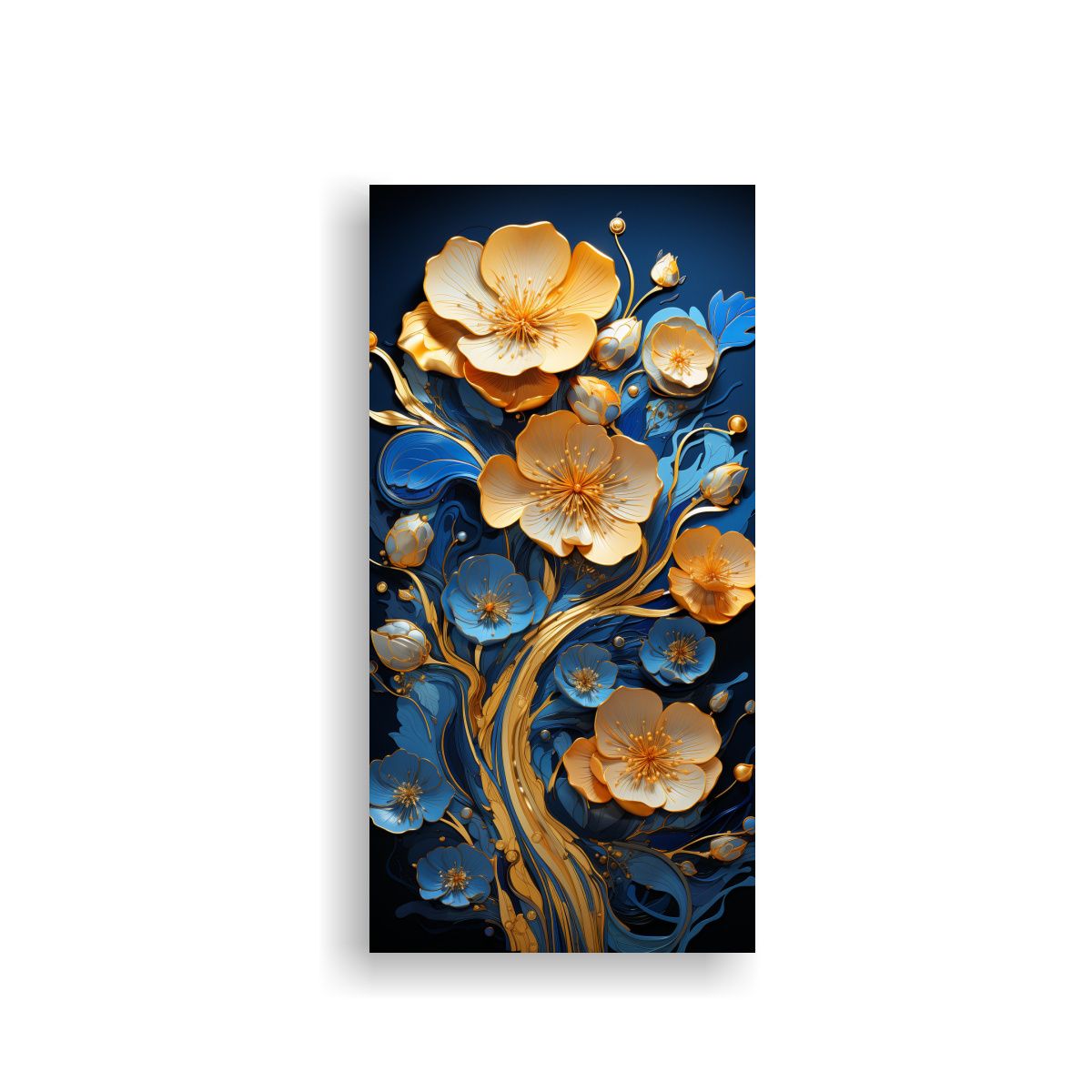 GENERICO - Cuadro De Dibujo Adorno Un árbol De álamo En 70x140 Cm