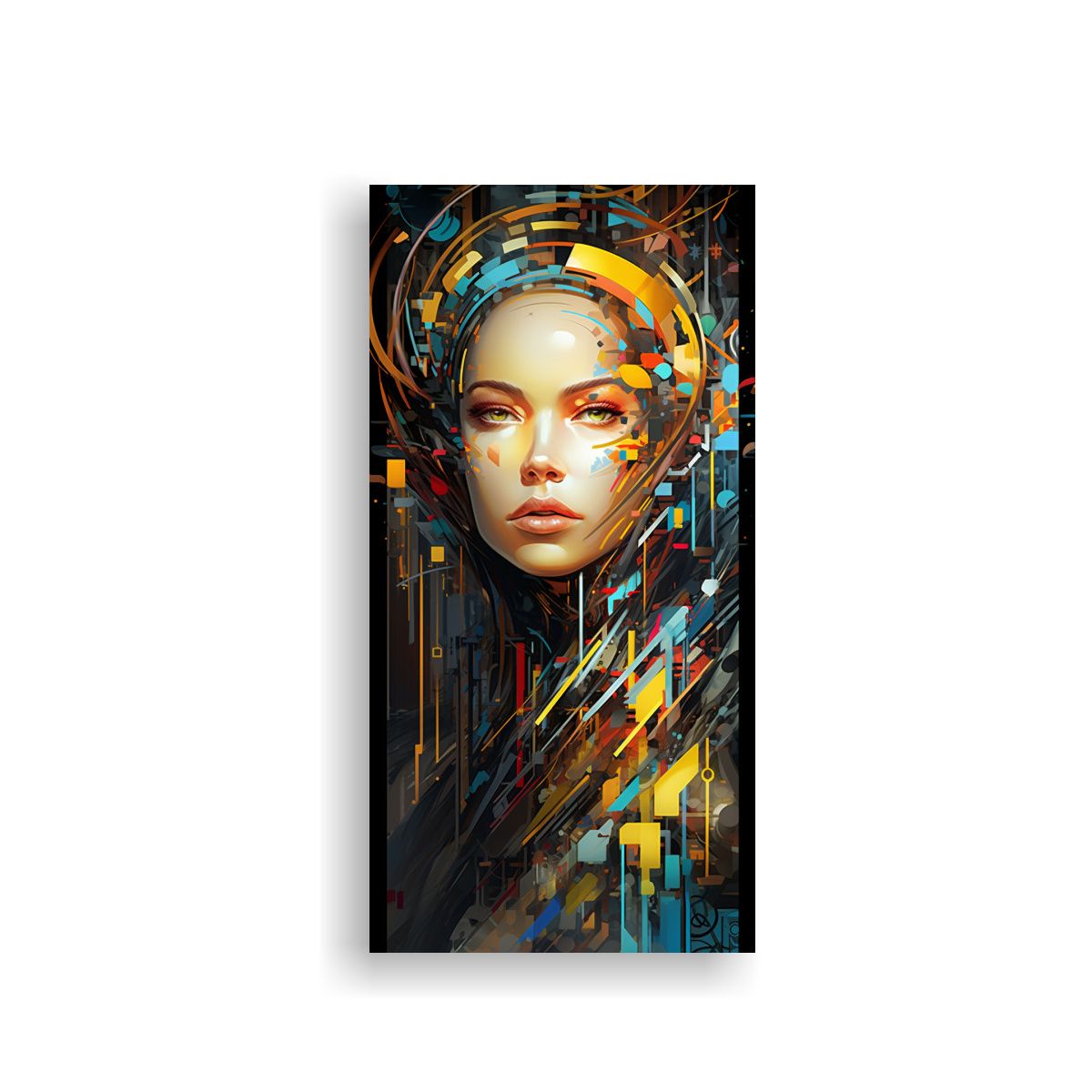 GENERICO - Tela En Bastidor Acuarela Rectangular Con Fusión 70x140 Cm