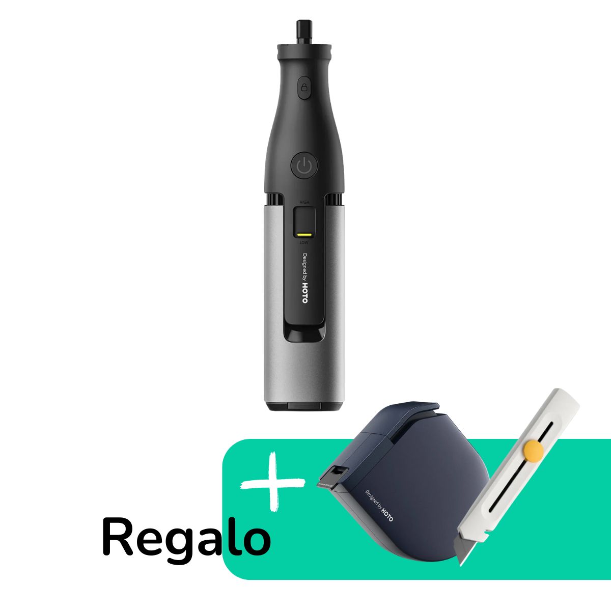 HOTO - HOTO Kit Herramienta Rotativa Pro+Cartonero+Huincha de Medir