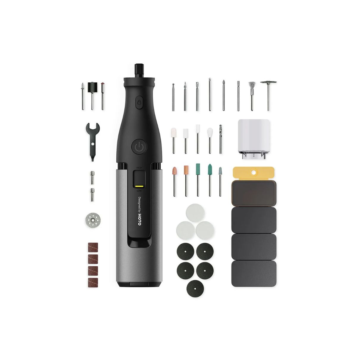 HOTO - HOTO Kit Herramienta Rotativa Pro+Cartonero+Huincha de Medir