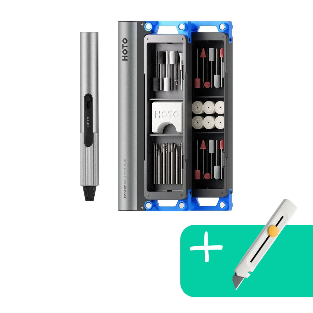 HOTO - HOTO Kit Herramientas Rotativas SNAPBLOQ R-A04  + Cartonero