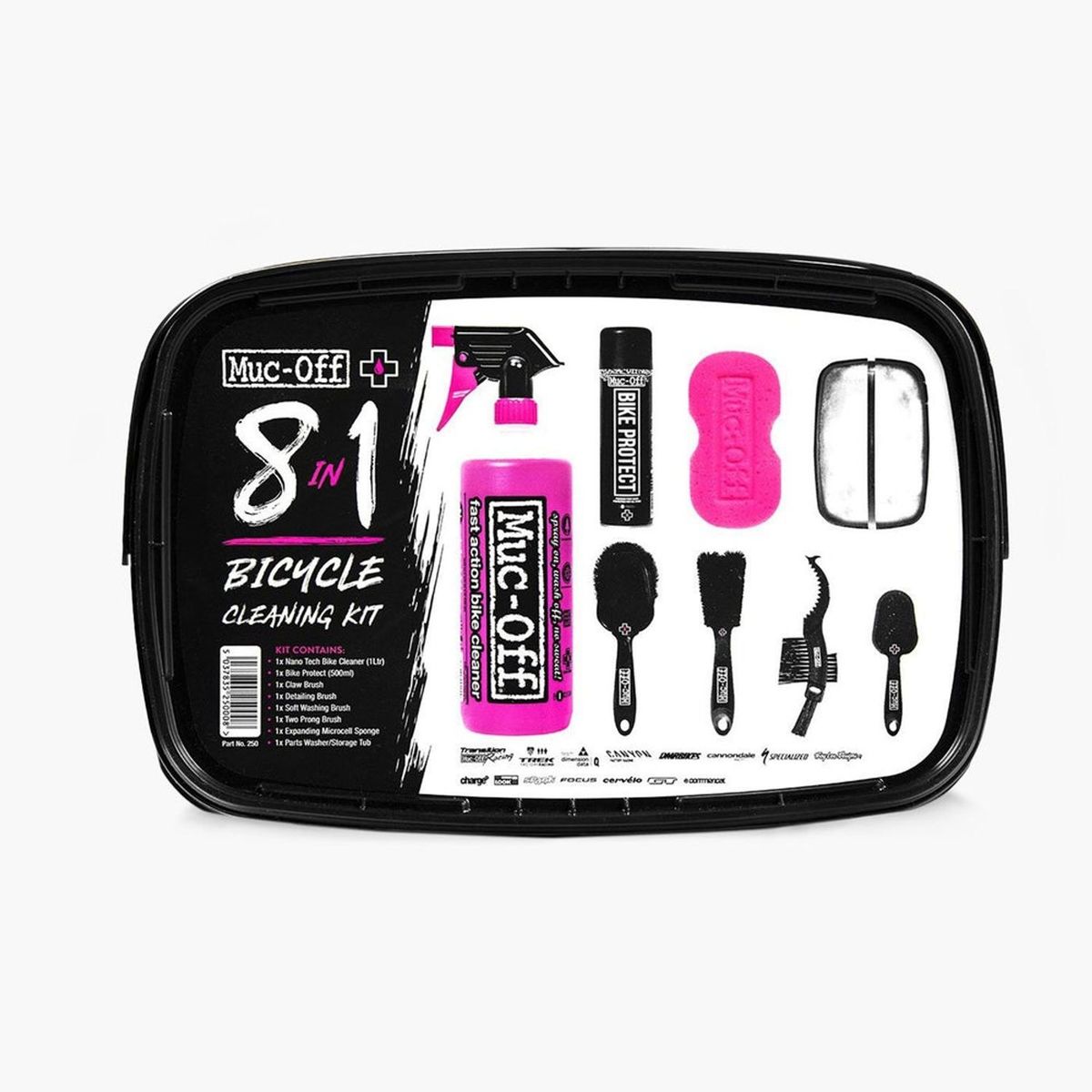MUC OFF - KIT DE LIMPIEZA DE BICICLETA 8 EN 1 MUC-OFF