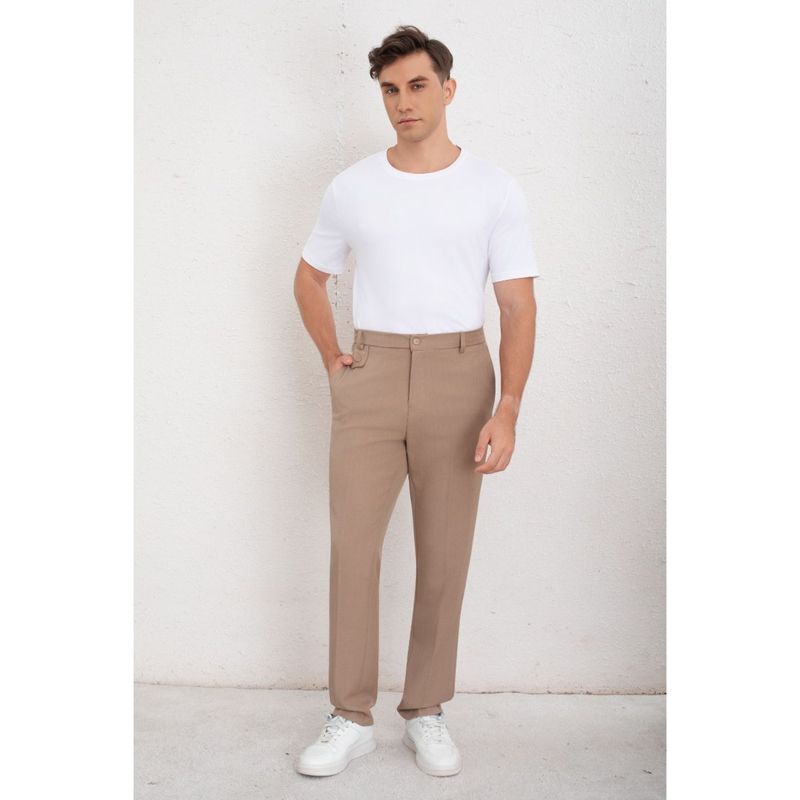 MPROPIA - Pantalon De Vestir Clasico Hombre Formal Recto Boton 6010
