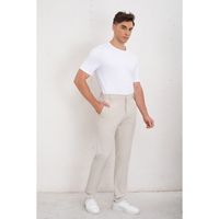 Pantalon De Vestir Clasico Hombre Formal Recto Boton 6010