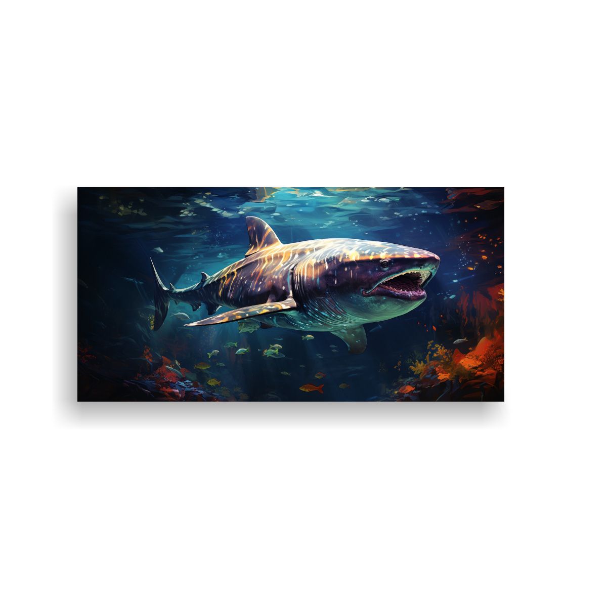 GENERICO - Cuadro Acrílico Estilo Pintura Al Estilo Óleo 120x60 Cm