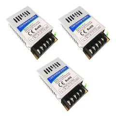 GENERICO - 3 Fuentes de Poder 12V 2A 25W IP20