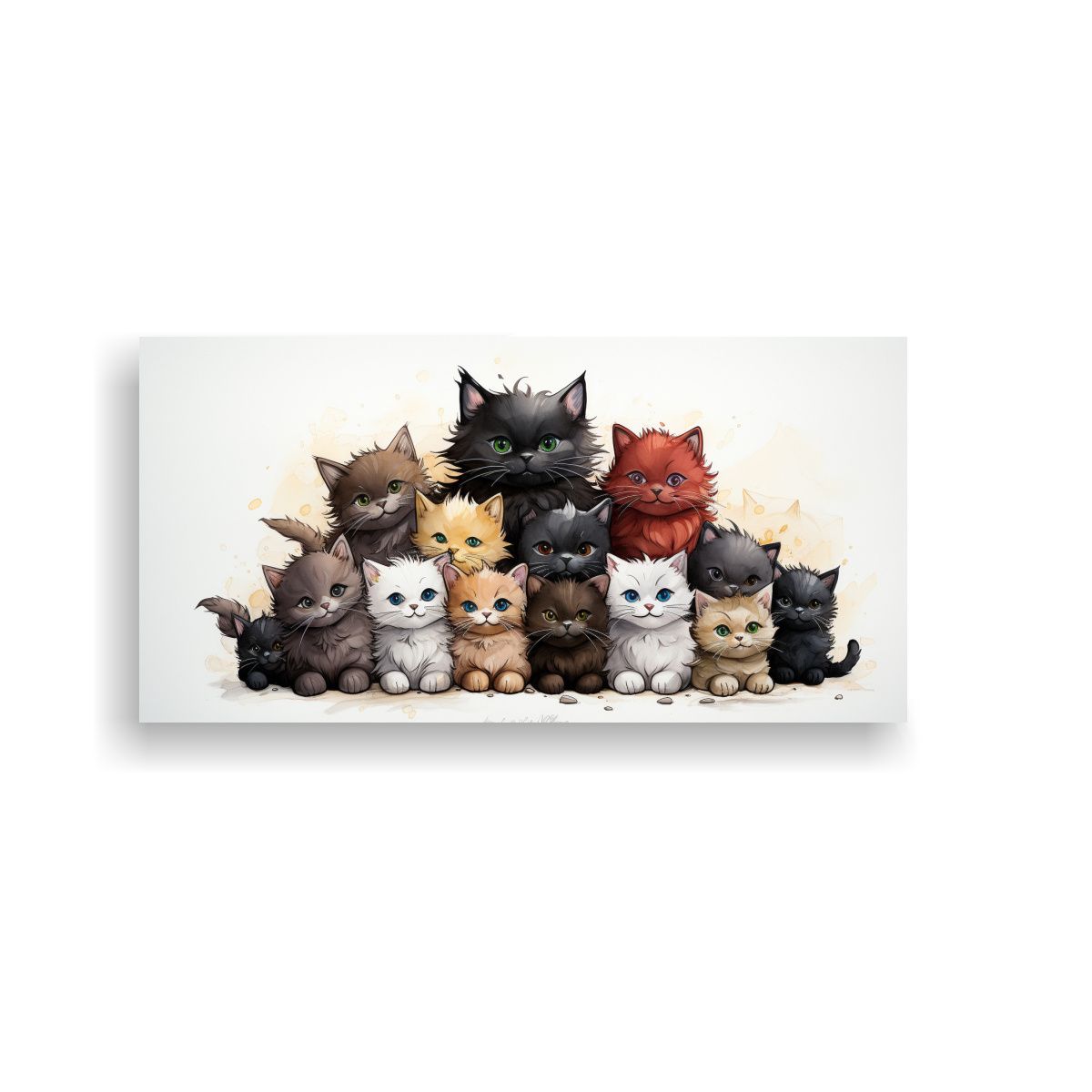 GENERICO - Pinturas Decorativas De Composición Vanguardista 120x60 Cm