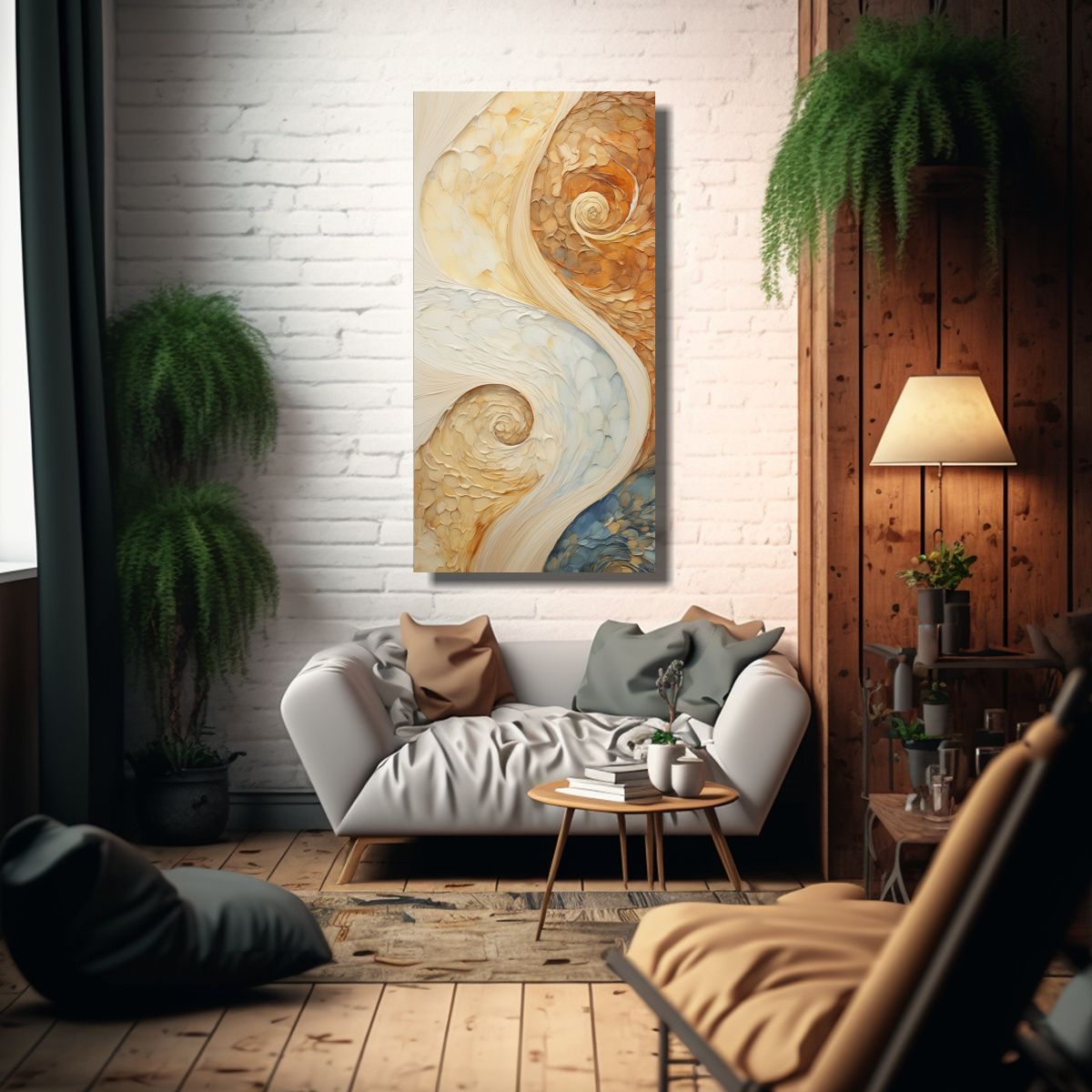 GENERICO - Patrones Abstractos Inspirados En Ciclos Para 70x140 Cm