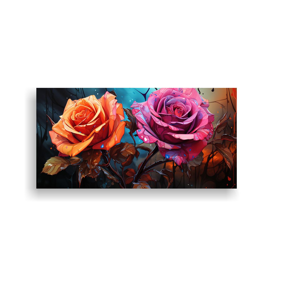 GENERICO - Arte De Composición Para Decoración De Oficina 140x70 Cm