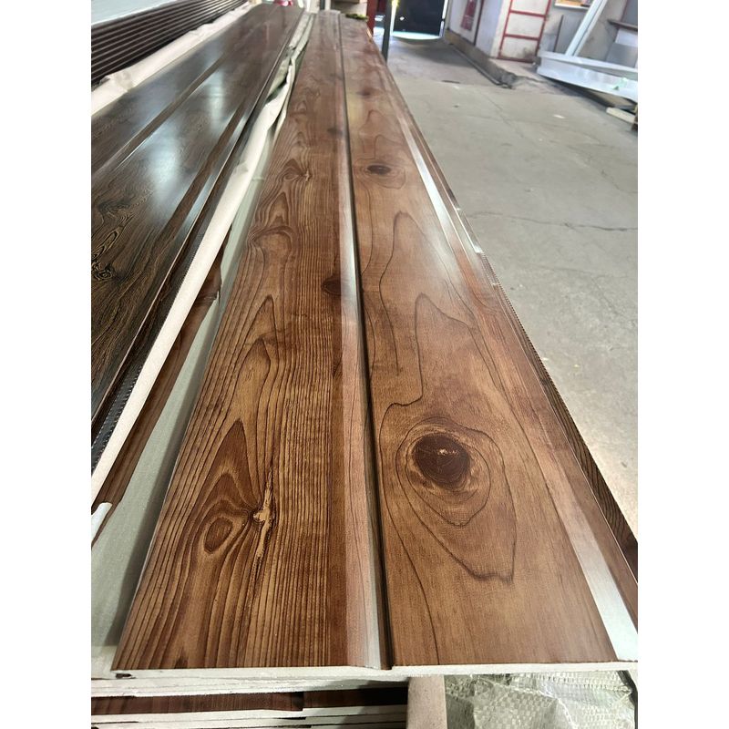 GENERICO - METAL SIDING CAOBA MADERA 2 TABLA