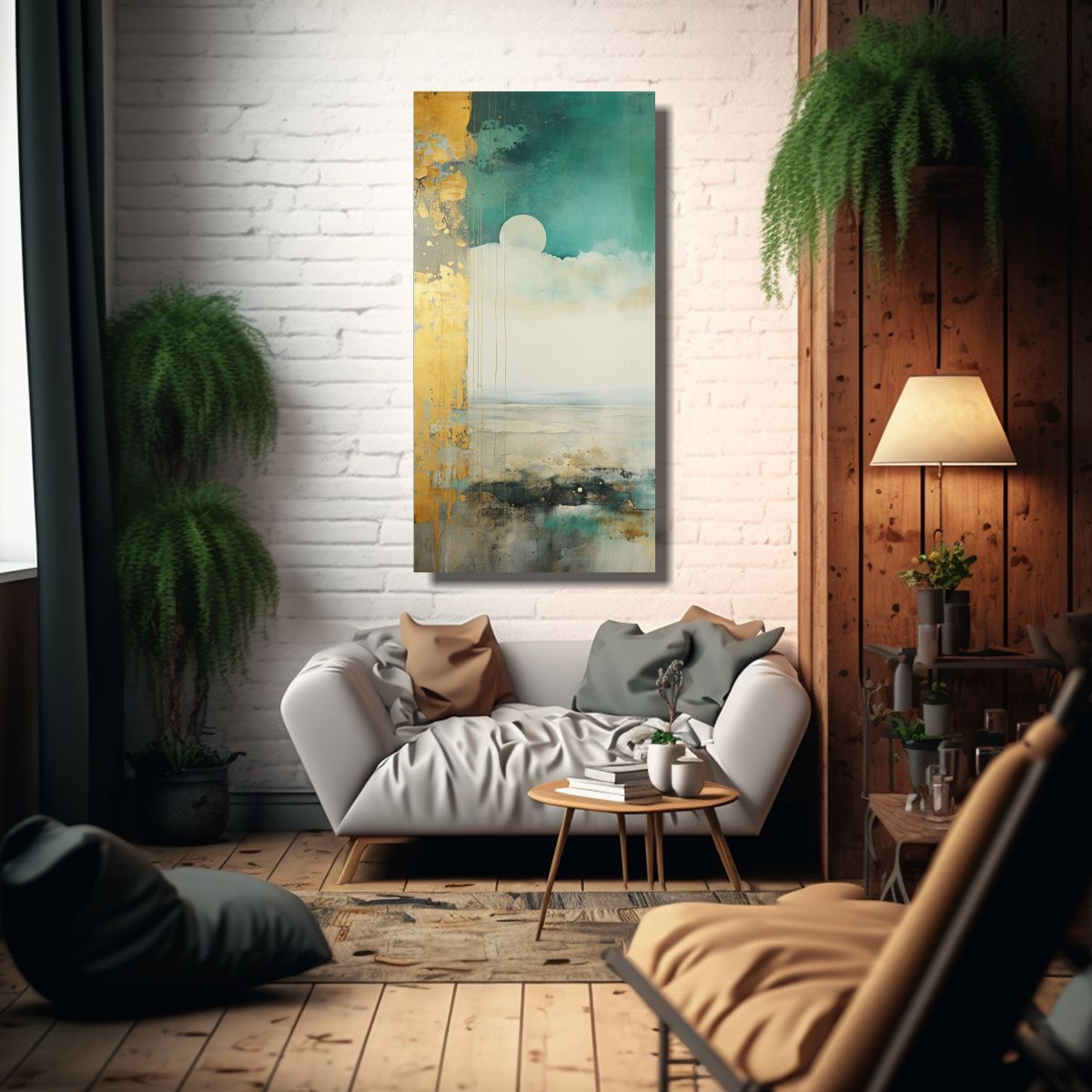 GENERICO - Lienzo De Tela Impreso Adorno Con Acuarela 70x140 Cm