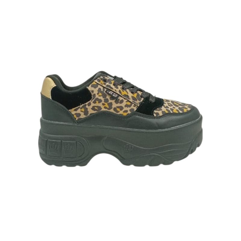 HERIEL - Zapatilla Negra Print Mujer