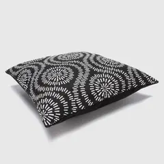ZAHR - Cojin Estampado 45X45 Negro