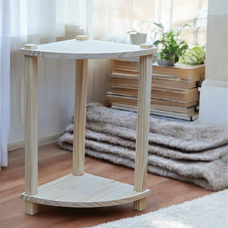 ELAB PROPIA - Mesa Lateral Esquina 46x60 cm Natural