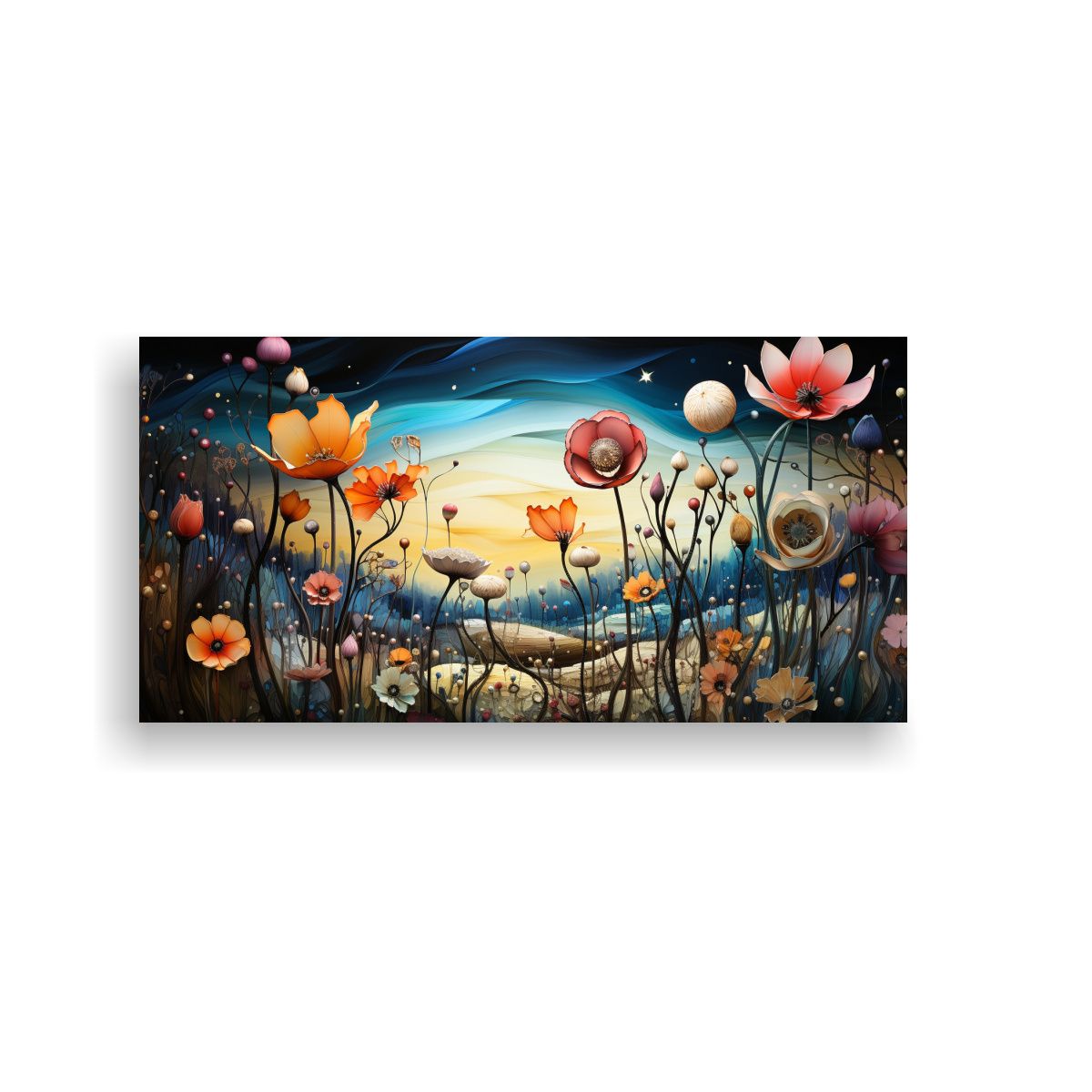 GENERICO - Cuadro De Arte De Pared Fotografía Simplicidad 140x70 Cm