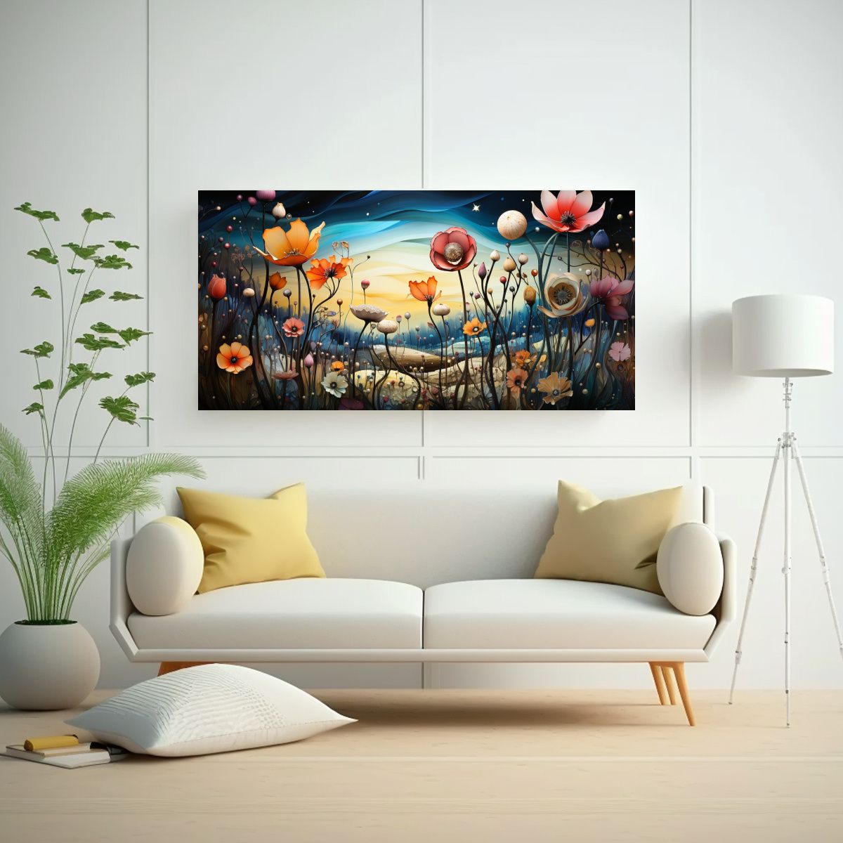 GENERICO - Cuadro De Arte De Pared Fotografía Simplicidad 140x70 Cm