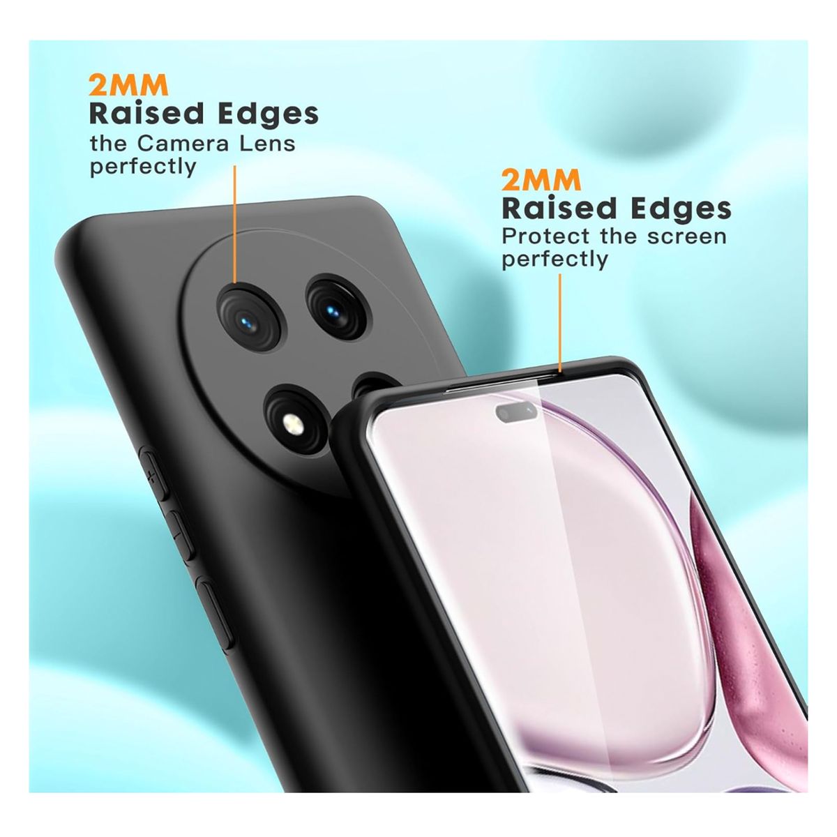 JOIGO - Carcasa Funda Para Honor X9C Goma Azul