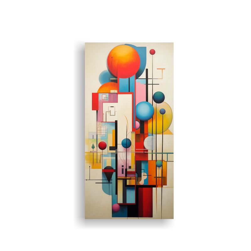 GENERICO - Cuadros Abstractos Para Dormitorios Juveniles En 70x140 Cm