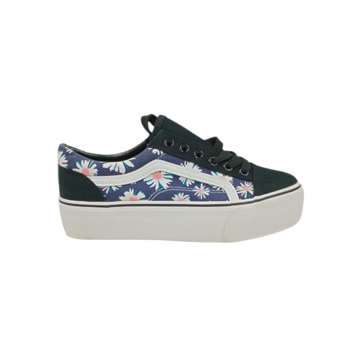 HERIEL - Zapatilla Azul Print Plataforma