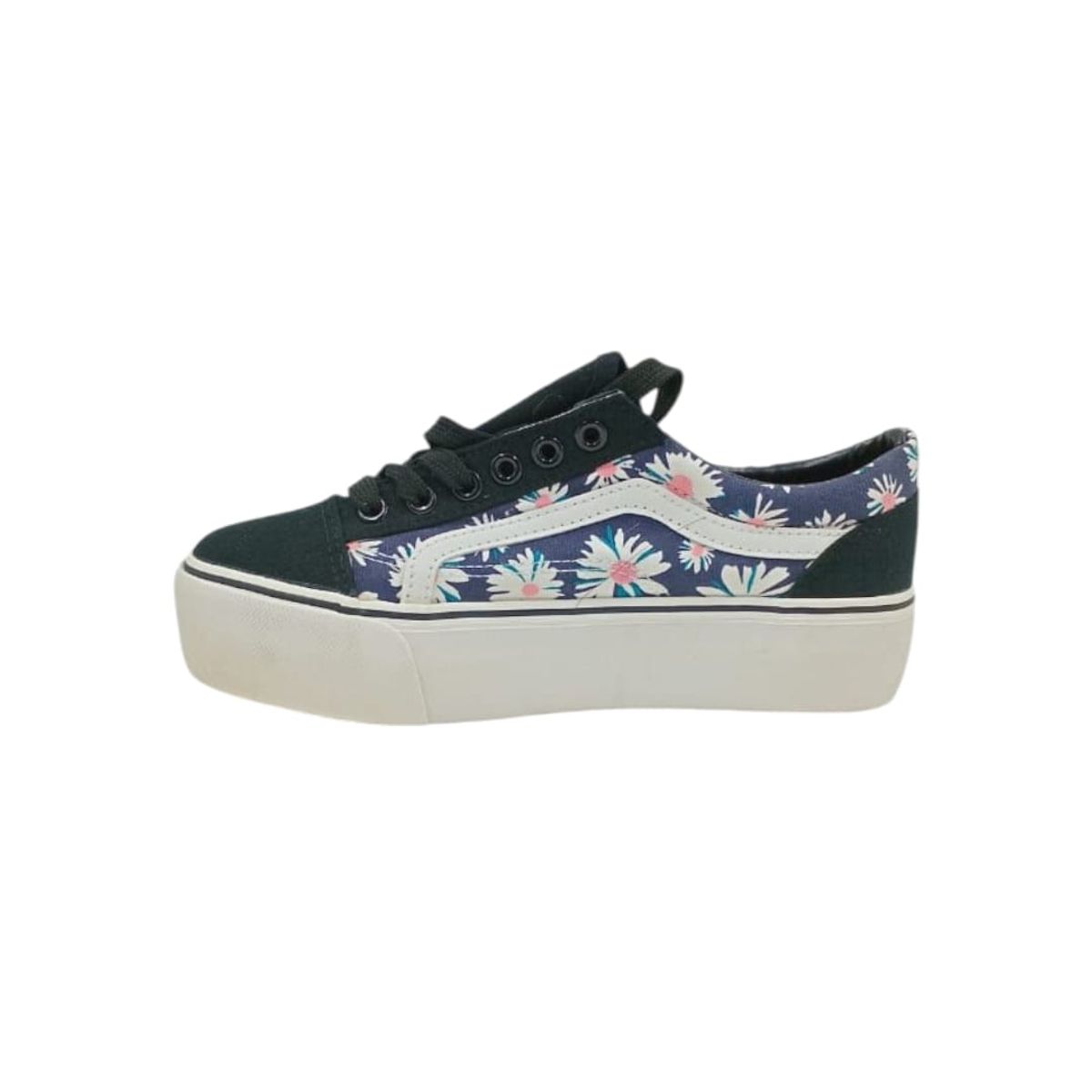 HERIEL - Zapatilla Azul Print Plataforma