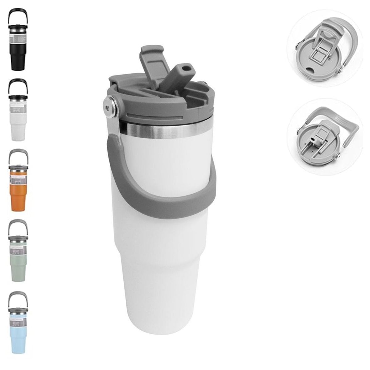 GENERICO - Termo Botella Jarra Mug Agua Te Cafe Vaso Termico Acero Inox
