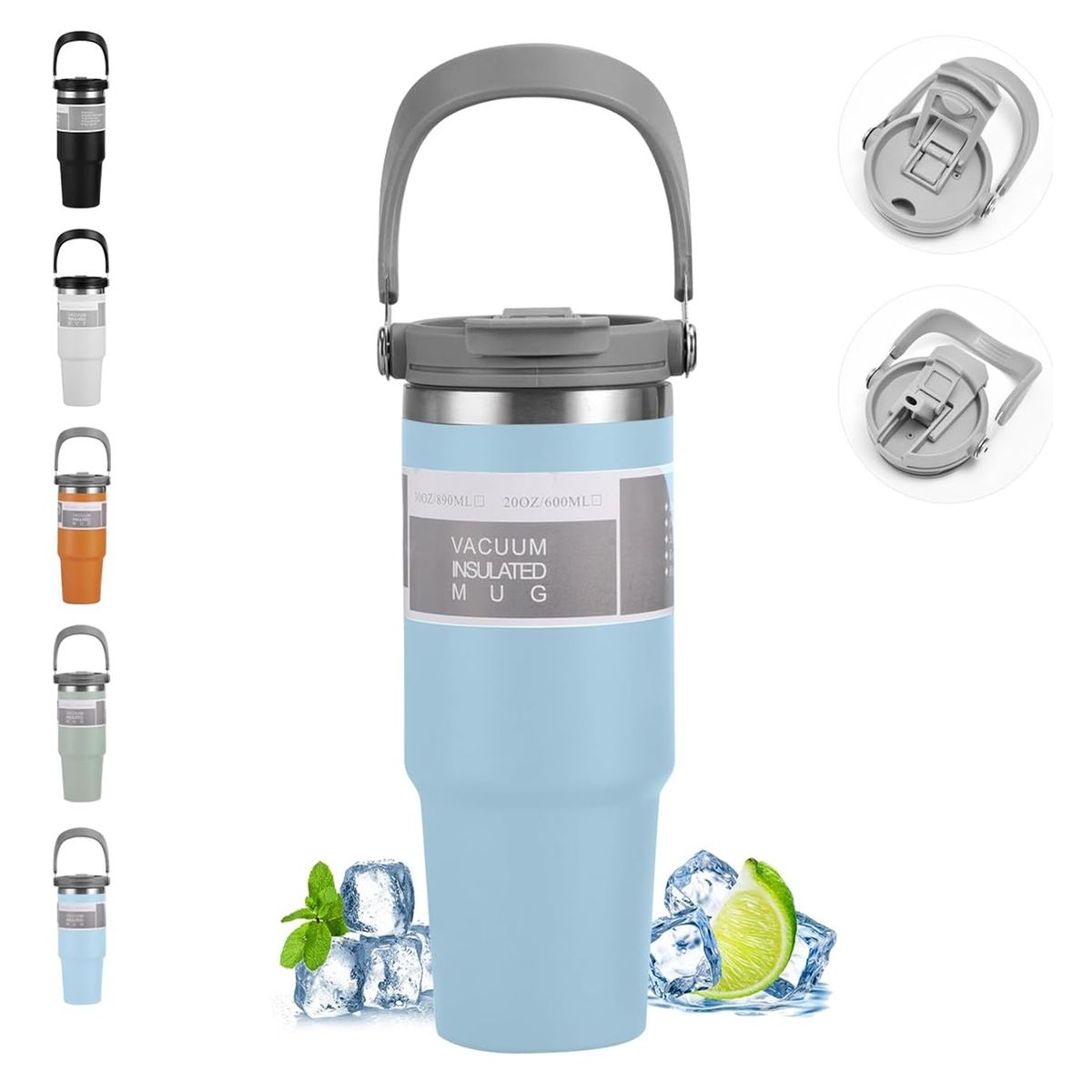 GENERICO - Termo Botella Jarra Mug Agua Te Cafe Vaso Termico Acero Inox