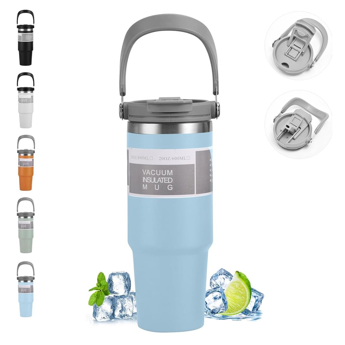 GENERICO - Termo Botella Jarra Mug Agua Te Cafe Vaso Termico Acero Inox