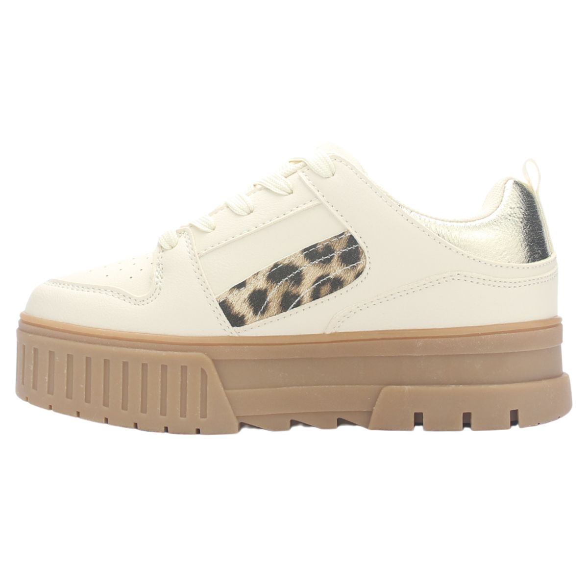 CHALADA - Zapatilla Mujer Beige Urbano Chalada Troya-5