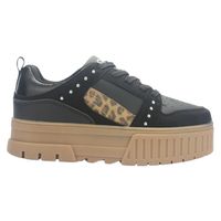 Zapatilla Mujer Negro Urbano Troya-5