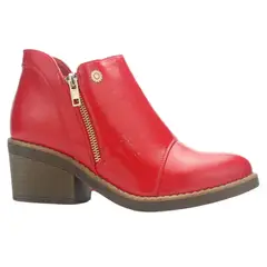 CHALADA - Botin Mujer Rojo Casual Camp-31