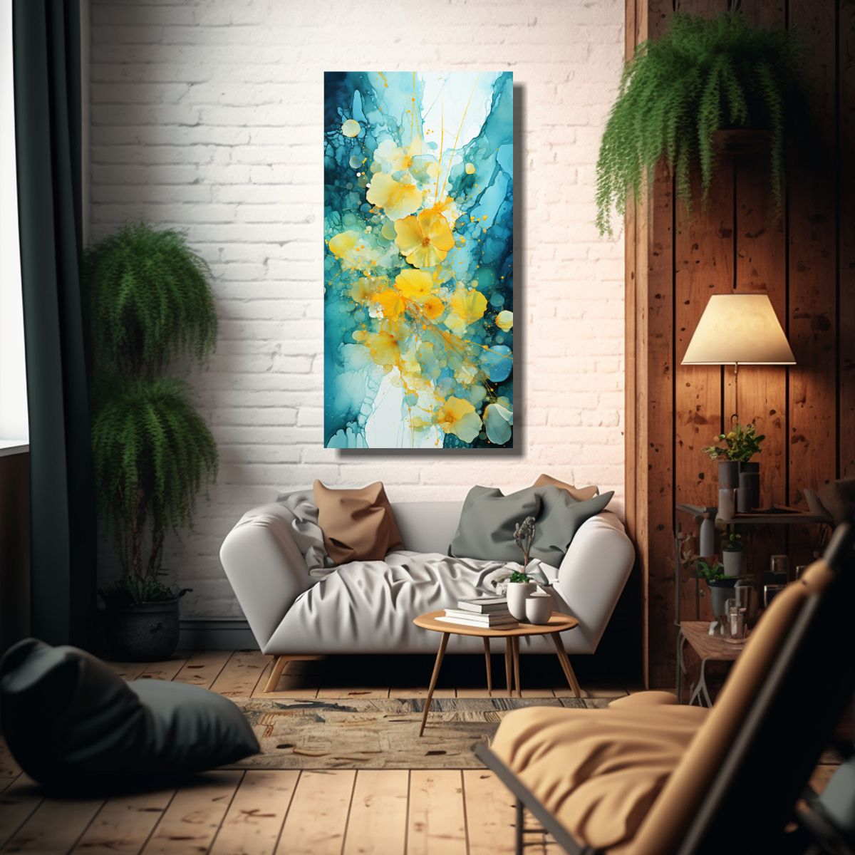 GENERICO - Pinturas Decorativas Con Composición De 70x140 Cm