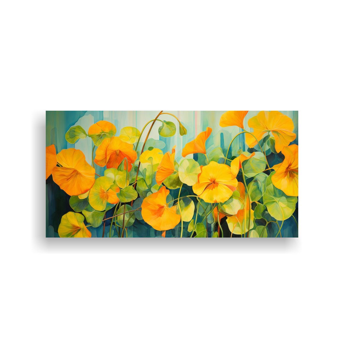 GENERICO - Pintura Abstracta Detallada En Estilo óleo De 140x70 Cm