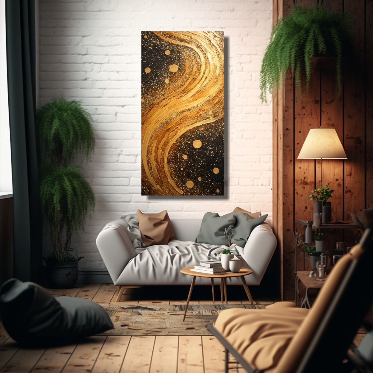 GENERICO - Pinturas De Decoración Estilo Puntillismo 70x140 Cm