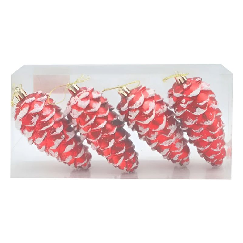 GENERICO - Adornos Navideños Forma De Piña 10cm