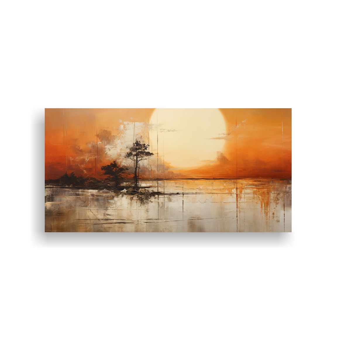 GENERICO - Pinturas Abstractas Modernas Con Composición 120x60 Cm.