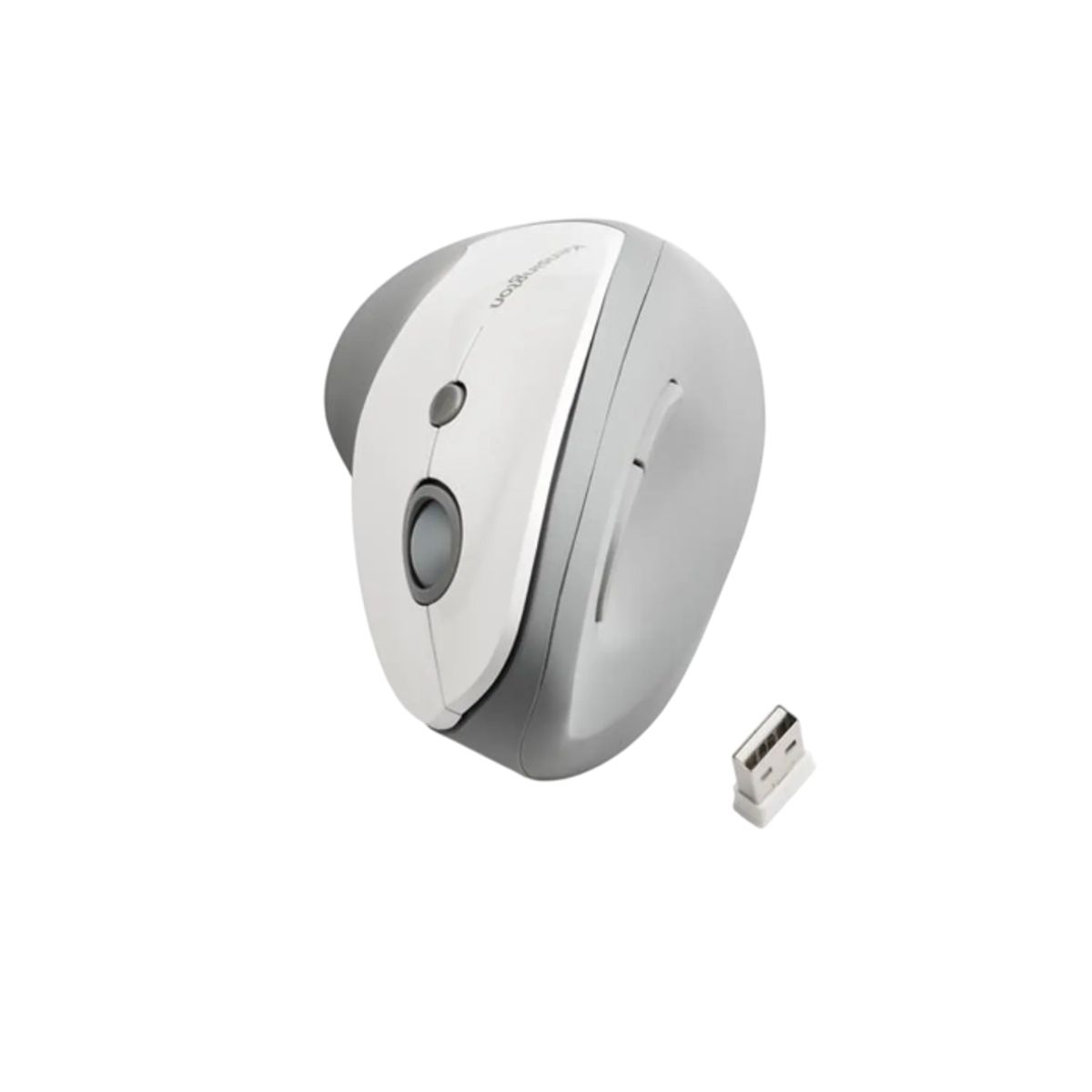 KENSINGTON - Kesington K75520WW, Mouse Inalámbrico, Vertical Profit, USB, 1600DPI, Color Gris 