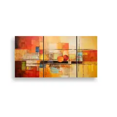 GENERICO - Cuadros Abstractos Para La Cocina Arte De Pared 120x60 Cm