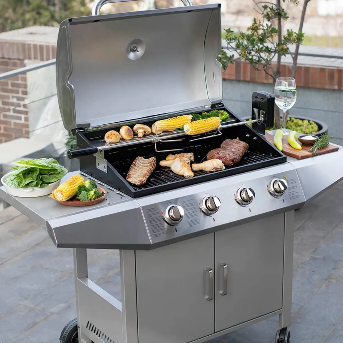 FDV - Accesorio Parrilla Spiedo Essence 4Q