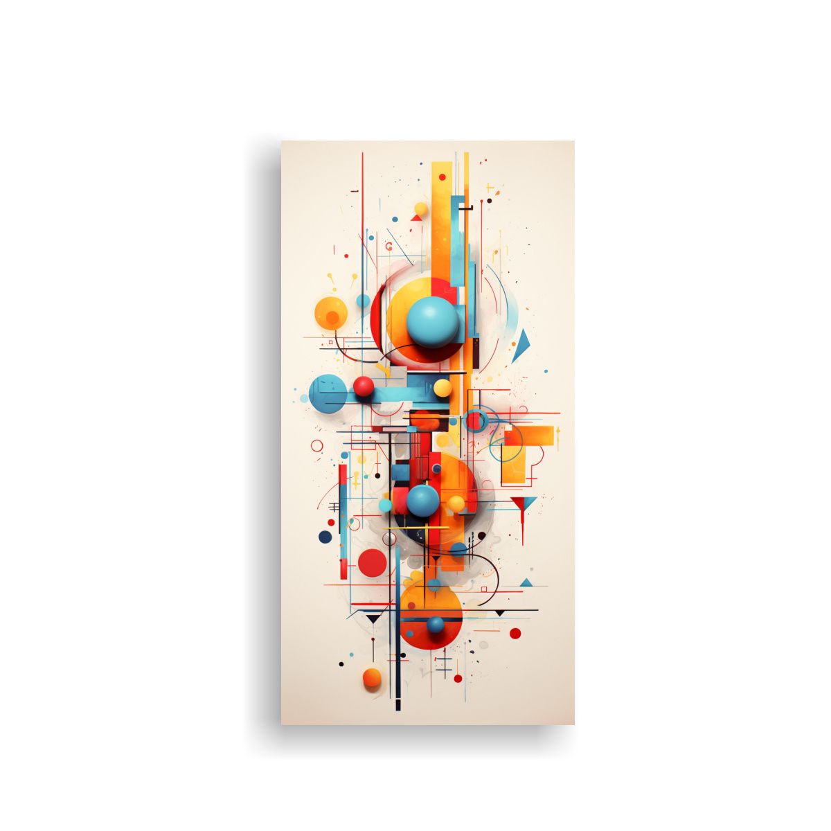 GENERICO - Pintura Abstracta Digital De Alta Resolución - 70x140 Cm