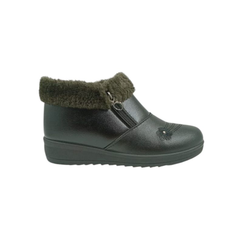 HERIEL - Zapatilla Negra Chiporro Mujer