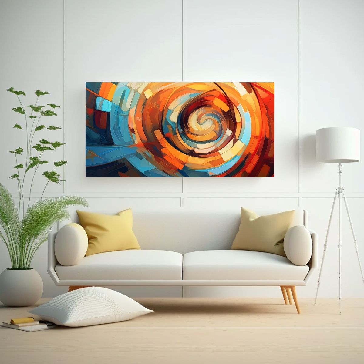 GENERICO - Pinturas Abstractas De Decoración De Arte 140x70 Cm