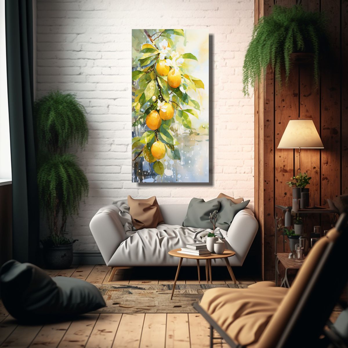 GENERICO - Pintura Abstracta Obra Maestra De Un árbol De 70x140 Cm