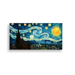 GENERICO - Pinturas Abstractas De Van Gogh Composición 120x60 Cm