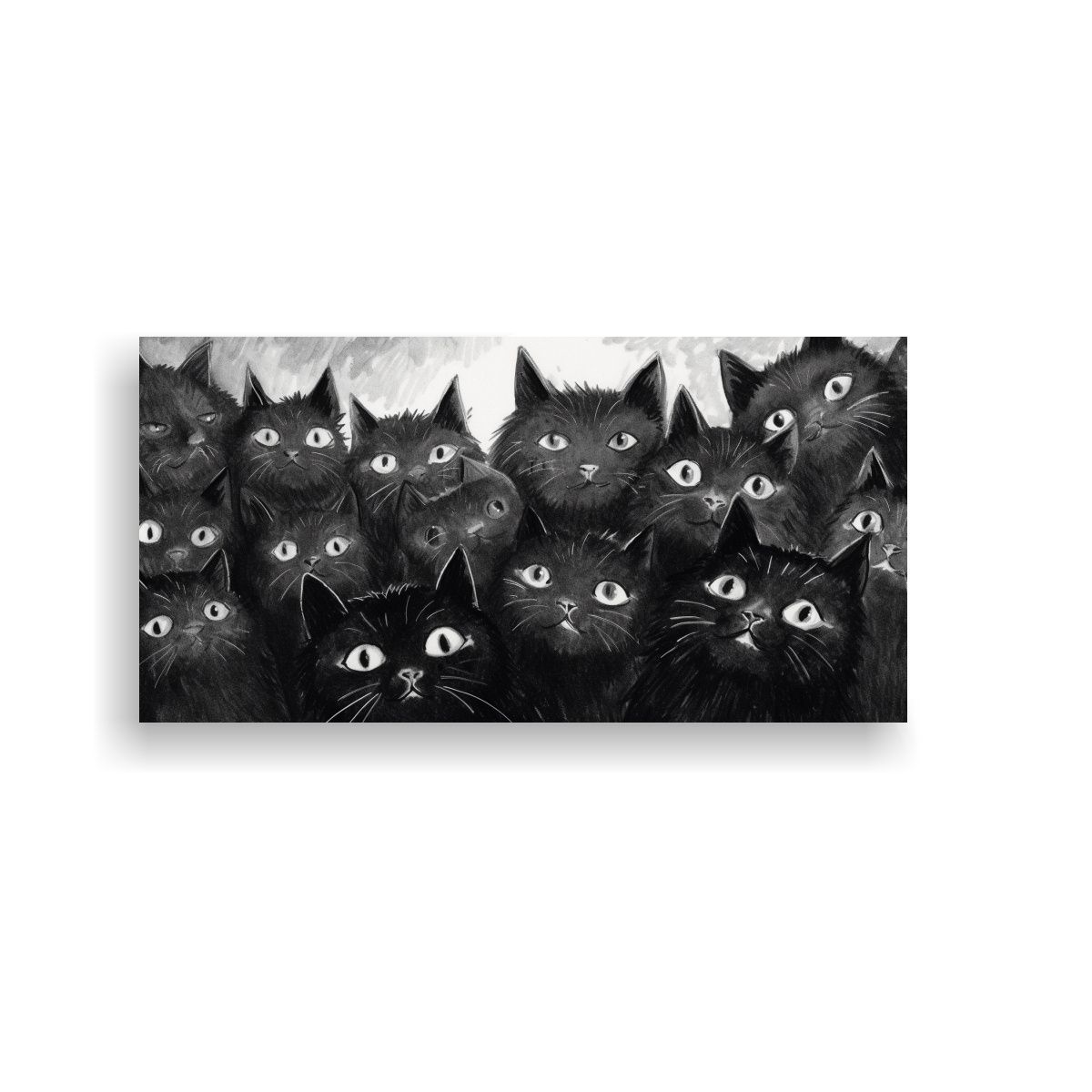 GENERICO - Cuadro Abstracto The Starry Night En 120x60 Cm