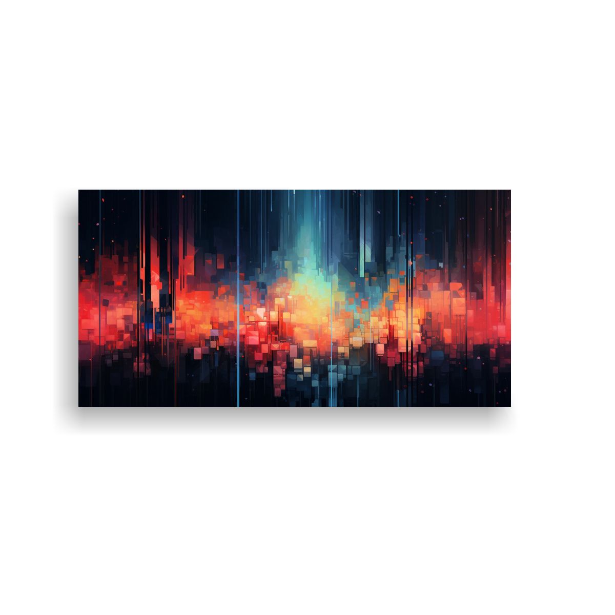 GENERICO - Pinturas Decorativas De Arte Digital Abstracto 140x70 Cm