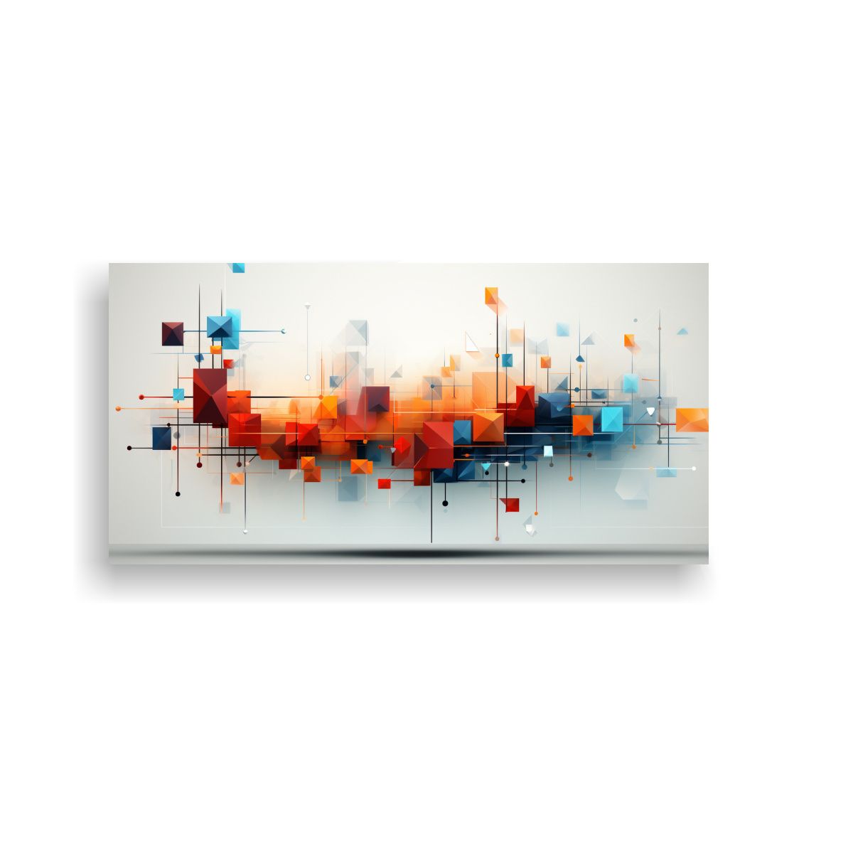 GENERICO - Pintura Decorativa De Cuadro Horizontal Moderno 140x70 Cm