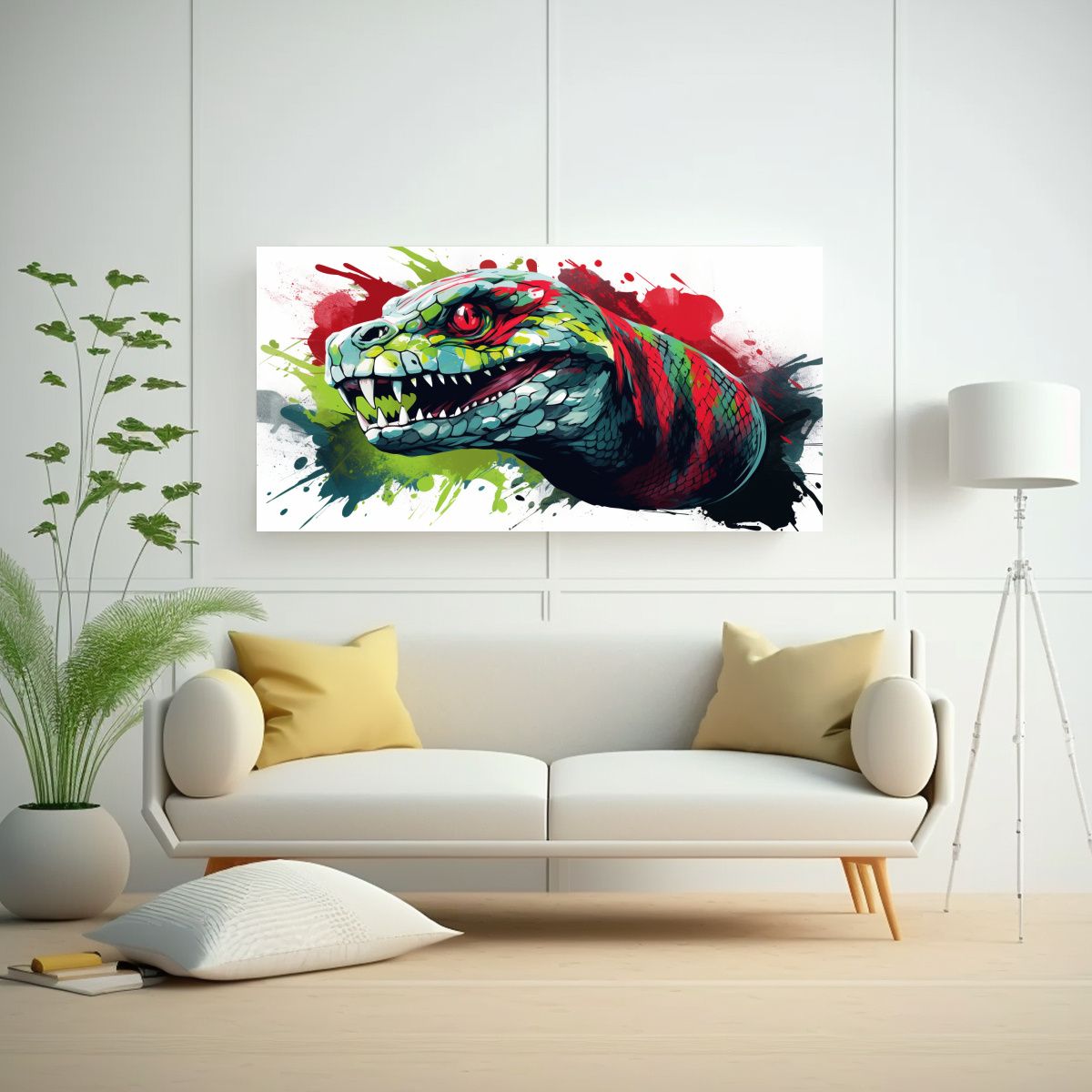 GENERICO - Pintura Decorativa Inspiradora De Arte Pop Neo En 120x60 Cm